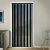 Debel lamelgardin med mørklægning Eclipse Sort 100x250 cm* Gardiner|Tilbehør Til Kontor Og Værksted