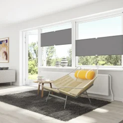 Debel plisségardin flex grå 50x130 cm* Gardiner|Tilbehør Til Kontor Og Værksted