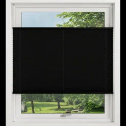 Debel plisségardin flex sort 50x130 cm* Gardiner|Tilbehør Til Kontor Og Værksted
