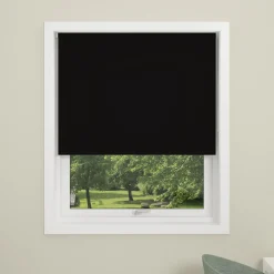 Debel rullegardin uni sort 80x175 cm* Gardiner|Tilbehør Til Kontor Og Værksted