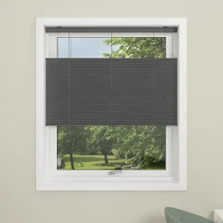 Debel touch split plissegardin grå 80x160 cm* Gardiner|Tilbehør Til Kontor Og Værksted