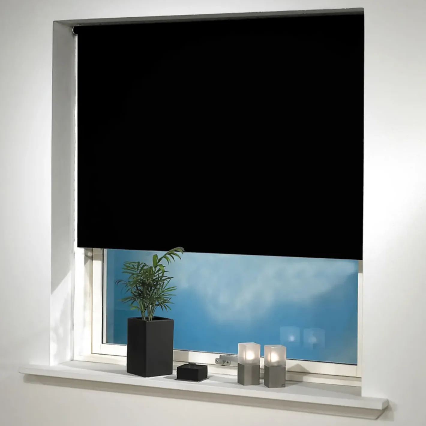 Debel uni-bo rullegardin mørklægning sort 120x210 cm* Gardiner|Tilbehør Til Kontor Og Værksted