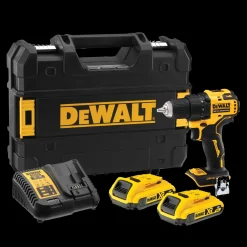 DeWALT DCD708D2T boremaskine 18V inkl. 2x2,0 Ah batterier* Bore- Og Skruemaskiner