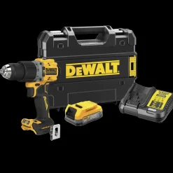 DeWALT DCD805E1T-QW 18V 1.7Ah Powerstack batteri* Batterier Og Opladere