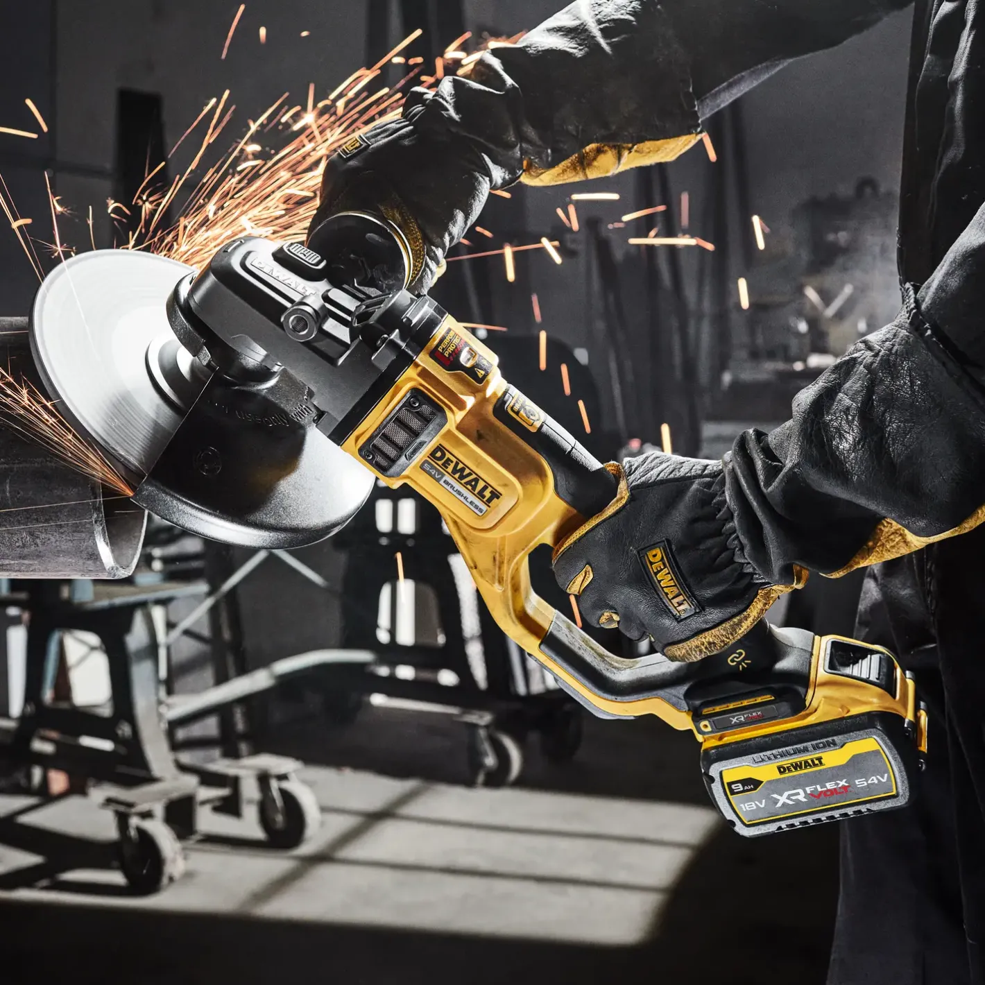 DeWALT DCG460N-XJ vinkelsliber 230 mm, 54V solo* Vinkelslibere