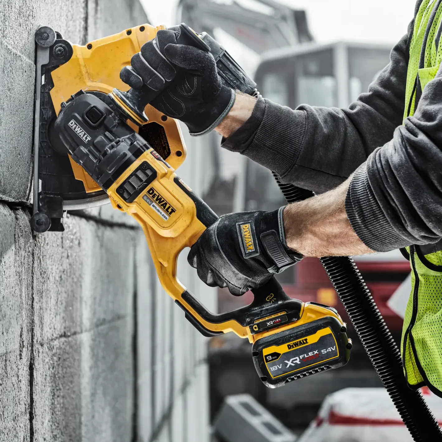 DeWALT DCG460N-XJ vinkelsliber 230 mm, 54V solo* Vinkelslibere