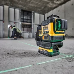 DeWALT DCLE34031D1-QW multilinjelaser grøn 18V 3x360 1x 2.0 Ah batteri og lader* Måleudstyr