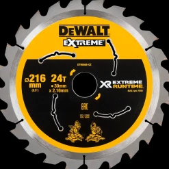DeWALT DT99568-QZ XR FLEXVOLT savklinge Ø216xø30mm* Rundsavklinger