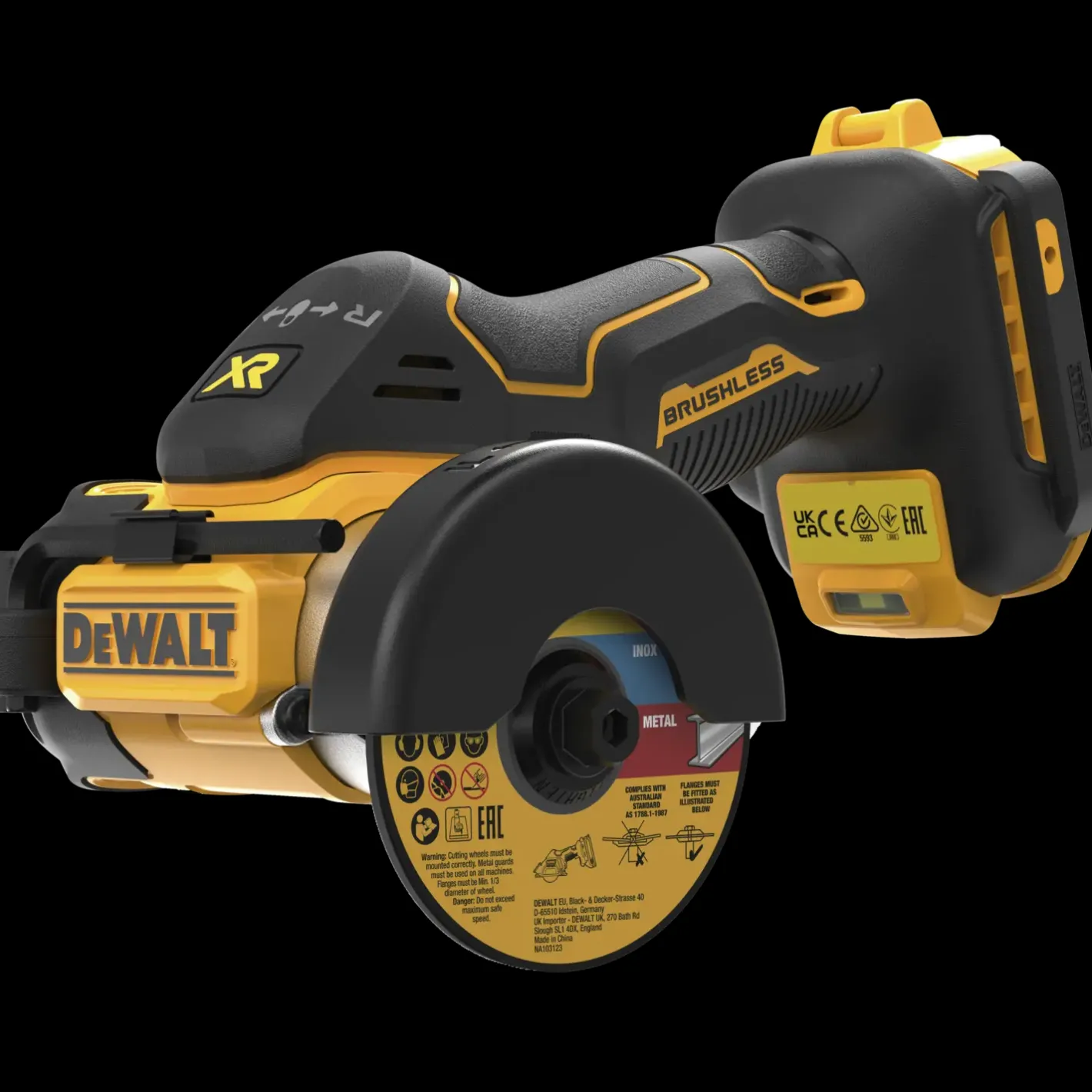 DeWALT vinkelsliber Ø76 mm 18V solo* Vinkelslibere