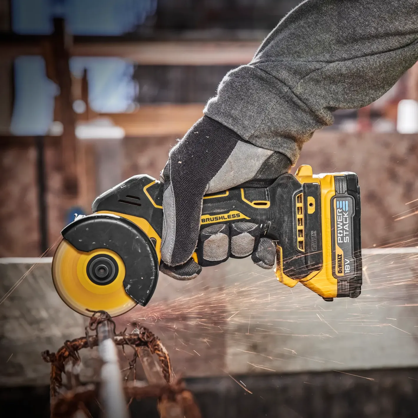 DeWALT vinkelsliber Ø76 mm 18V solo* Vinkelslibere