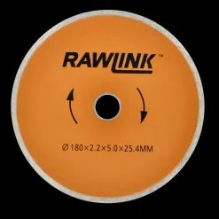 Schou Diamantklinge rawlink orange Ø180 mm ø25,4 mm* Klinger Til Vinkelslibere