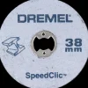 Dremel skæreskivestartsæt 406 Ø38 mm. 2 stk.* Dremel Tilbehør