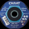 Dåse M/10 Stk. silver flex til jern og rustfrit stål 1x125 mm* Klinger Til Vinkelslibere