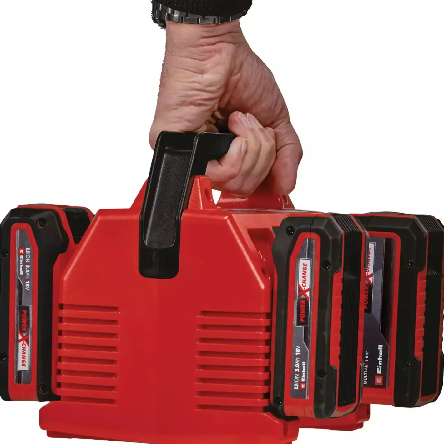 Einhell Power-X-Change quattrocharger 18V/4,0Ah* Batterier Og Opladere