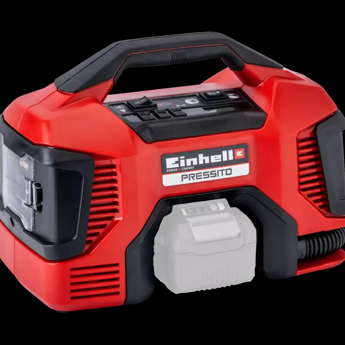 Einhell Pressito 18V hybridkompressor 6i1 med 8 dele solo* Kompressorer