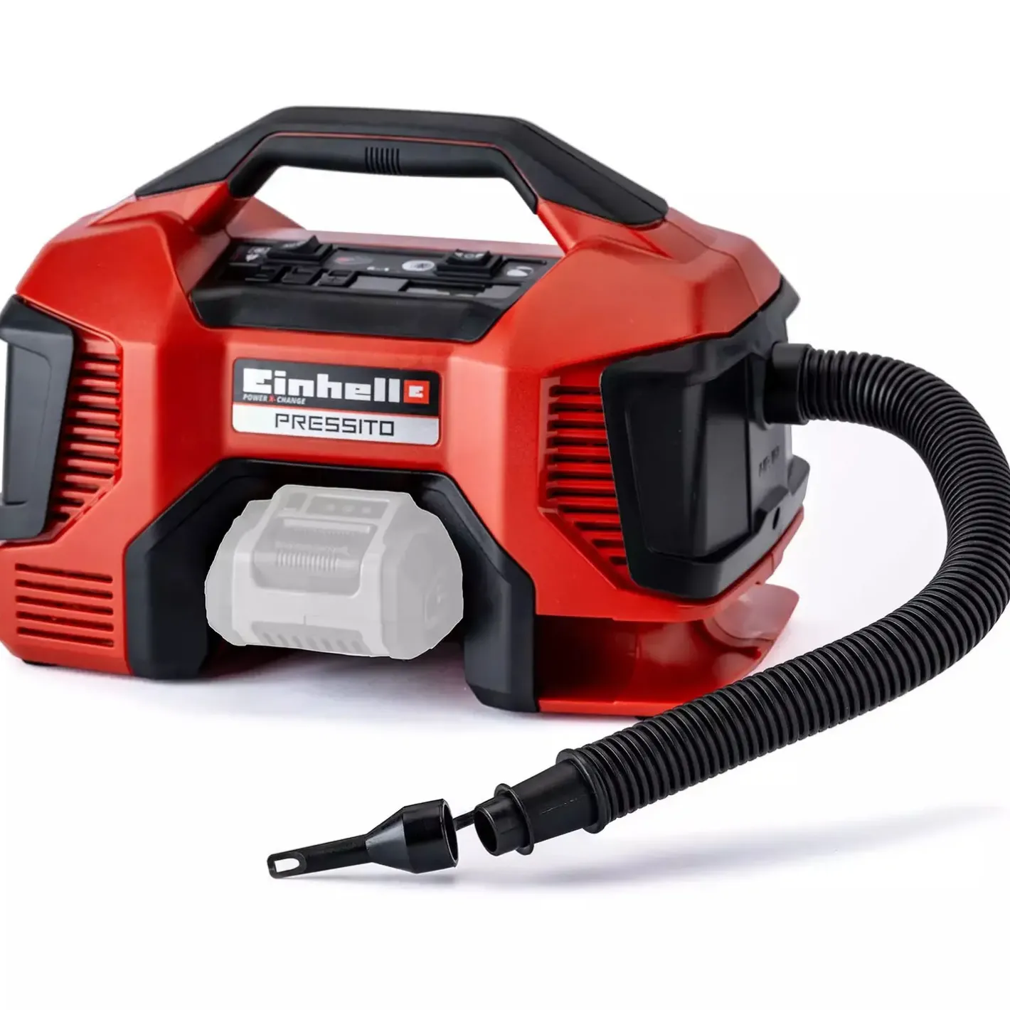Einhell Pressito 18V hybridkompressor 6i1 med 8 dele solo* Kompressorer