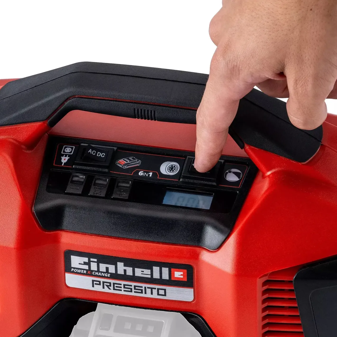 Einhell Pressito 18V hybridkompressor 6i1 med 8 dele solo* Kompressorer