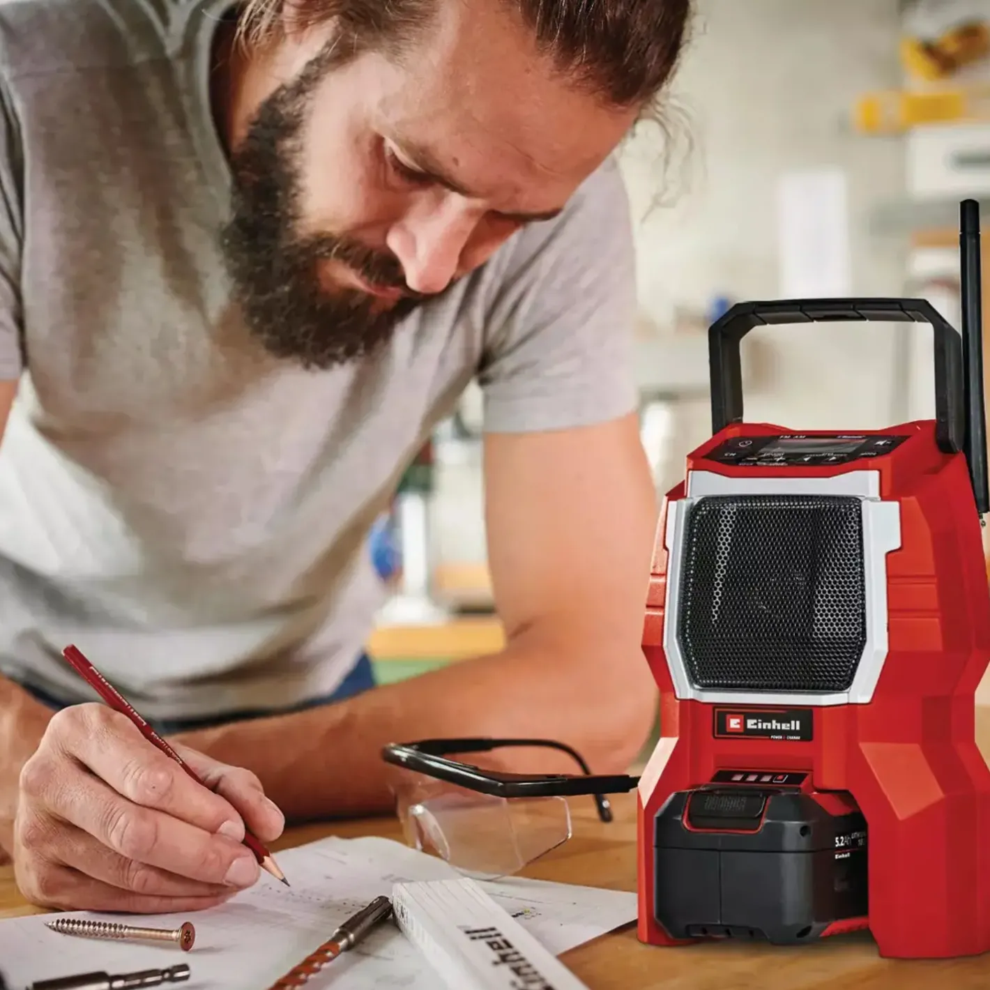 Einhell TC-RA 18 Li BT 18V radio solo* Arbejdsradioer