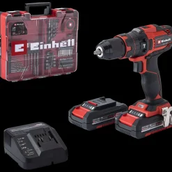 Einhell TE-CD 18/40 Li slagboremaskine m/tilbehør 2x18V/2,0Ah batteri og lader* Bore- Og Skruemaskiner