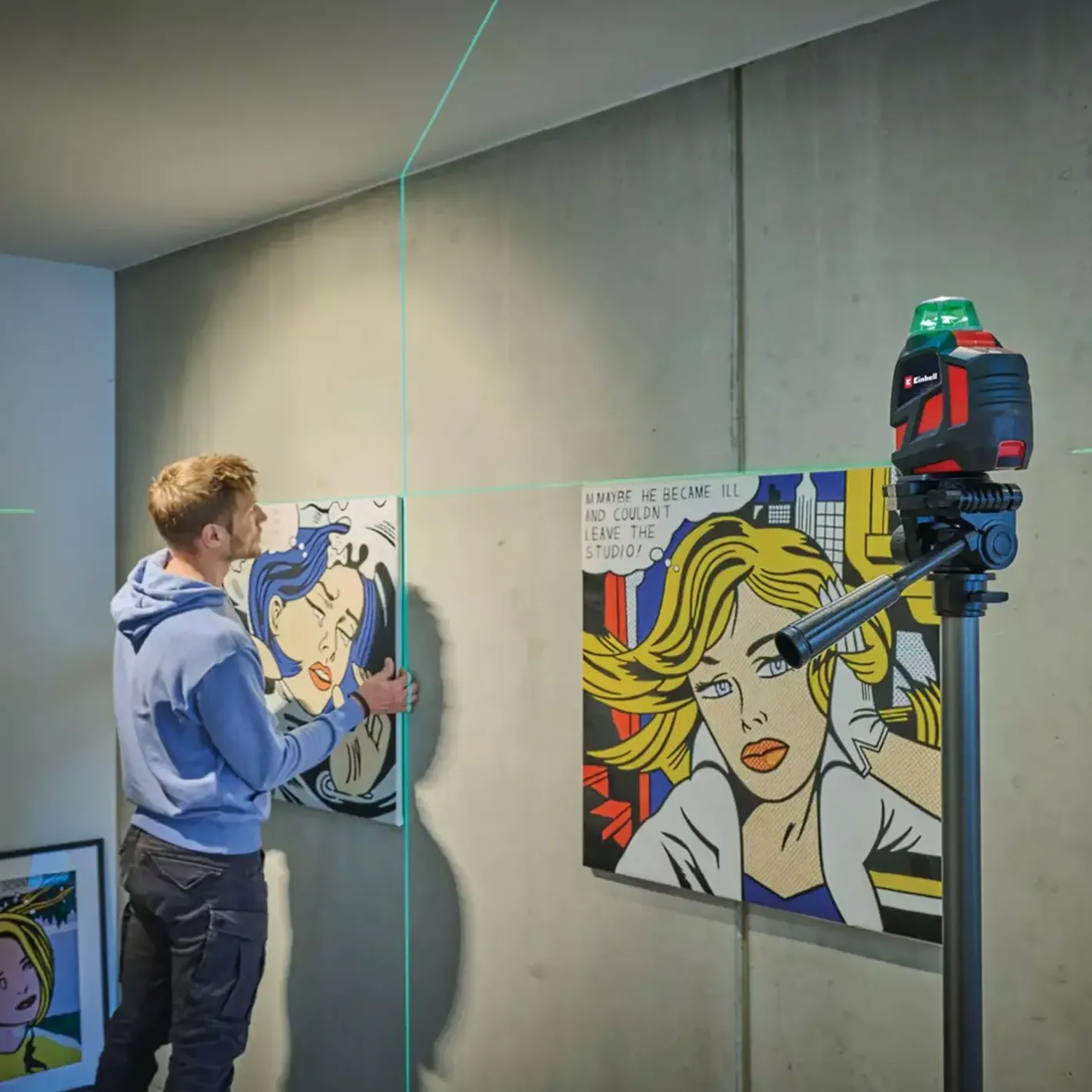 Einhell TE-LL 360 krydslinjelaser/vaterpas* Måleudstyr