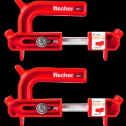 fischer hiddenfast fixtainer med 2 guides inkl. bits* Skruetvinger