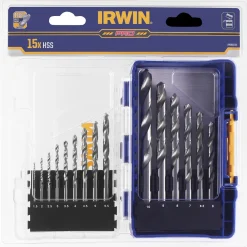Irwin IR HSS PRO borsæt 15 stk* Bor- Og Borsæt