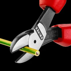 Knipex kraft-skævbider flerkomponent greb140 mm* Tænger