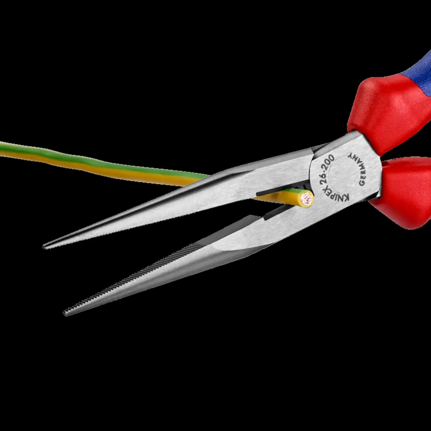 Knipex spidstang med skær og flerkomponent håndtag 200 mm* Tænger