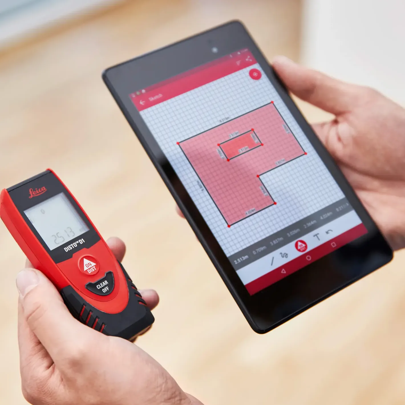 Leica Disto D1 afstandsmåler med Bluetooth®* Måleudstyr