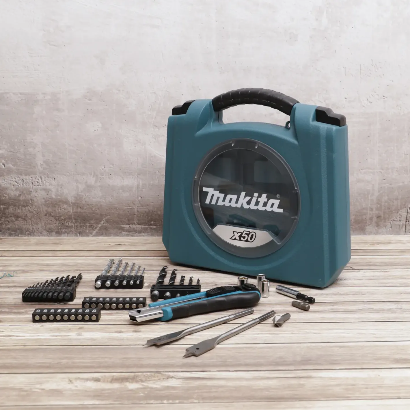 Makita D-42014 bor- og bitssæt 50 dele* Bits- Og Bitssæt|Bor- Og Borsæt
