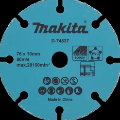 Makita D-74837 carbid multi skæreskive Ø76xØ10 mm* Klinger Til Vinkelslibere
