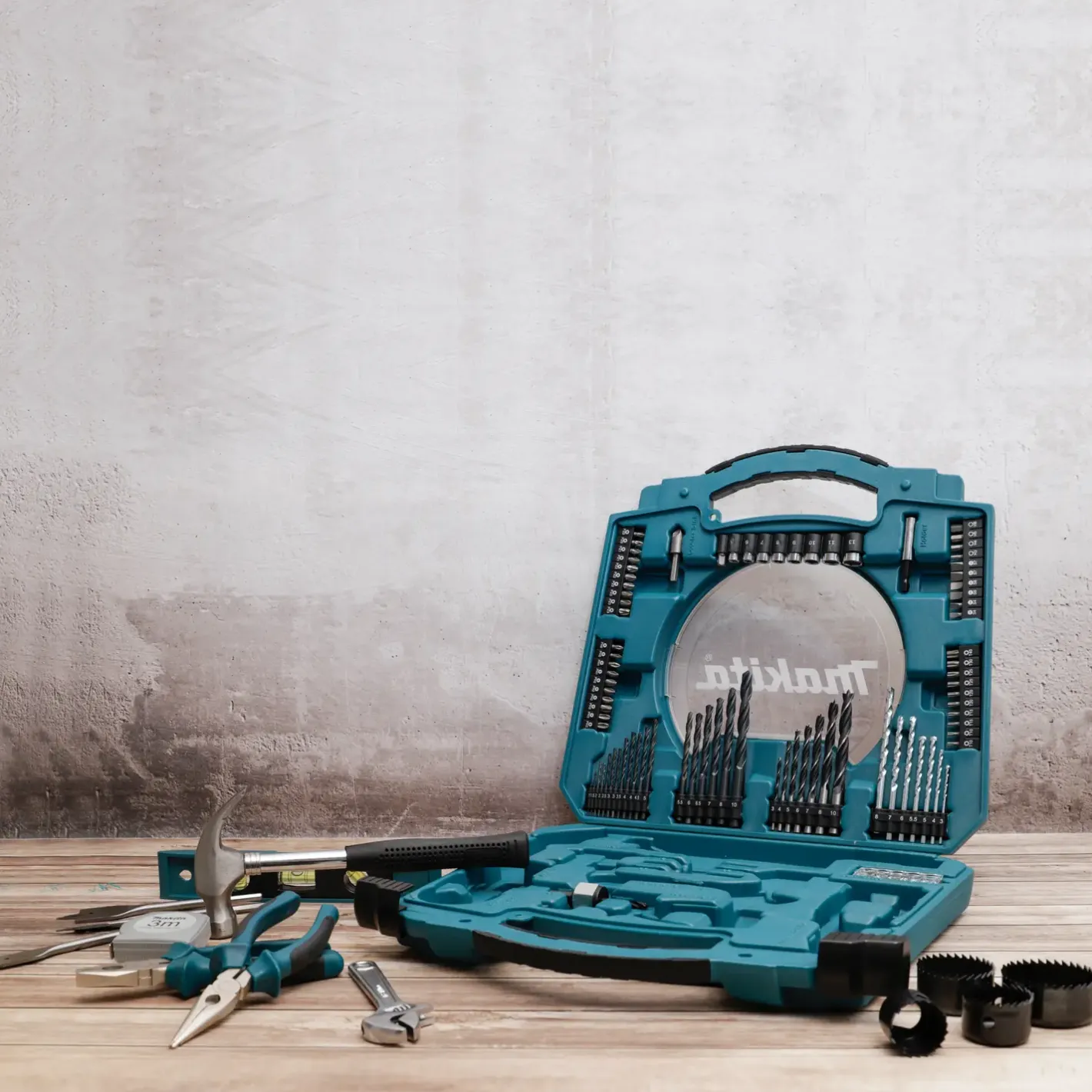 Makita D-42042 værktøjs bor- og bitssæt 103 dele* Bits- Og Bitssæt