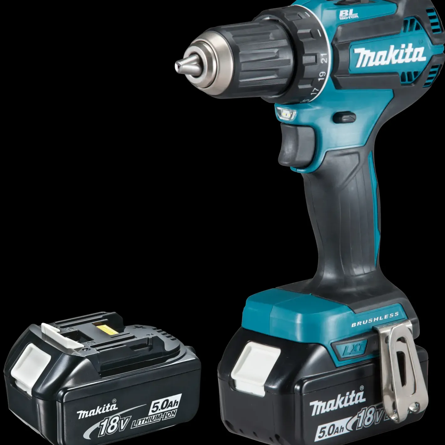 Makita DDF485RTJ-DAV 18V LXT Bore/Skruemaskine 2 x 5,0Ah* Bore- Og Skruemaskiner