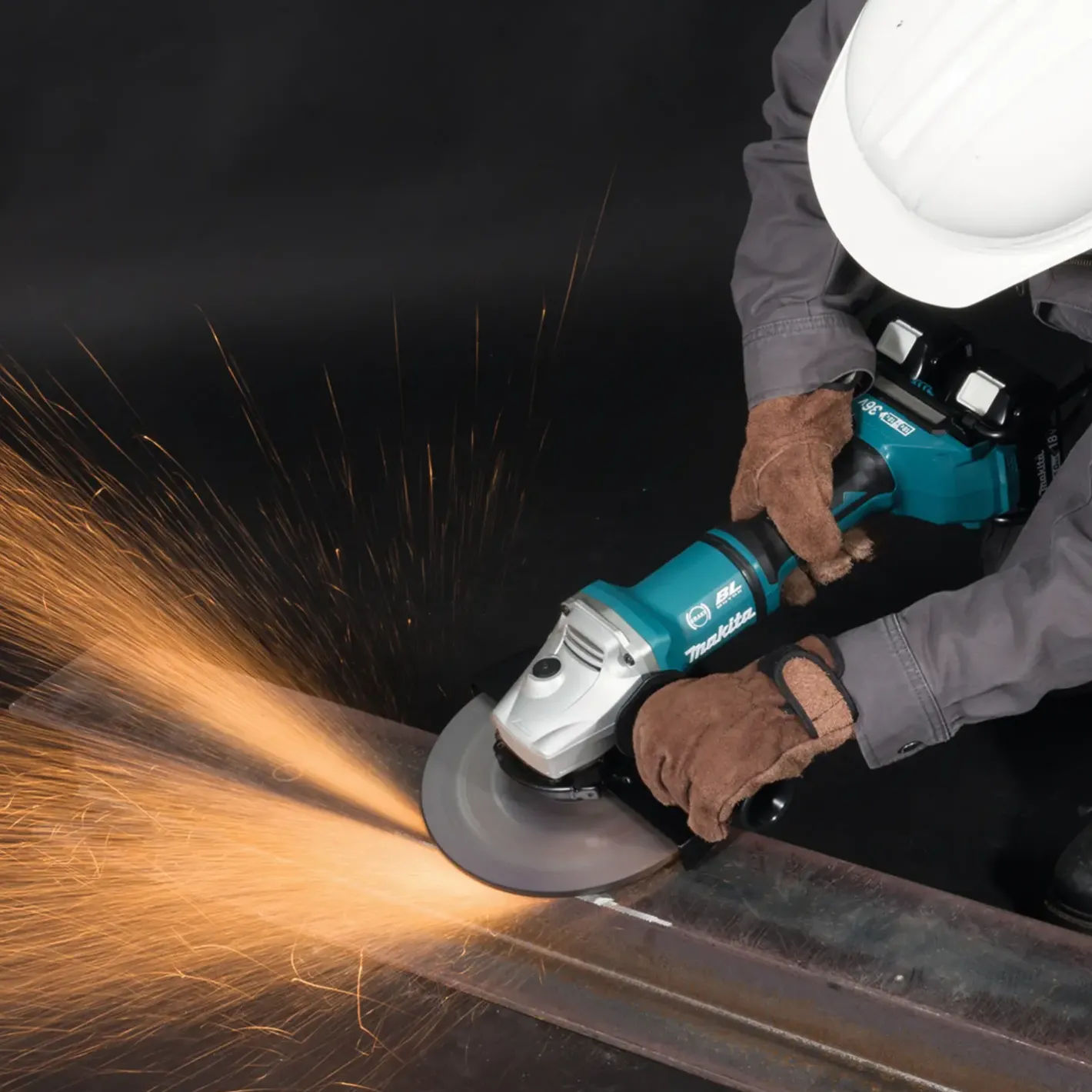 Makita DGA900ZX1 akku vinkelsliber Ø230 mm. LXT 2x18V Li-ion solo* Vinkelslibere