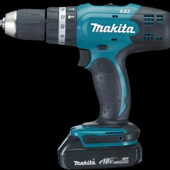 Makita DHP453RYJ 18V LXT® slagboremaskine 2x1,5 Ah batteri og lader* Bore- Og Skruemaskiner