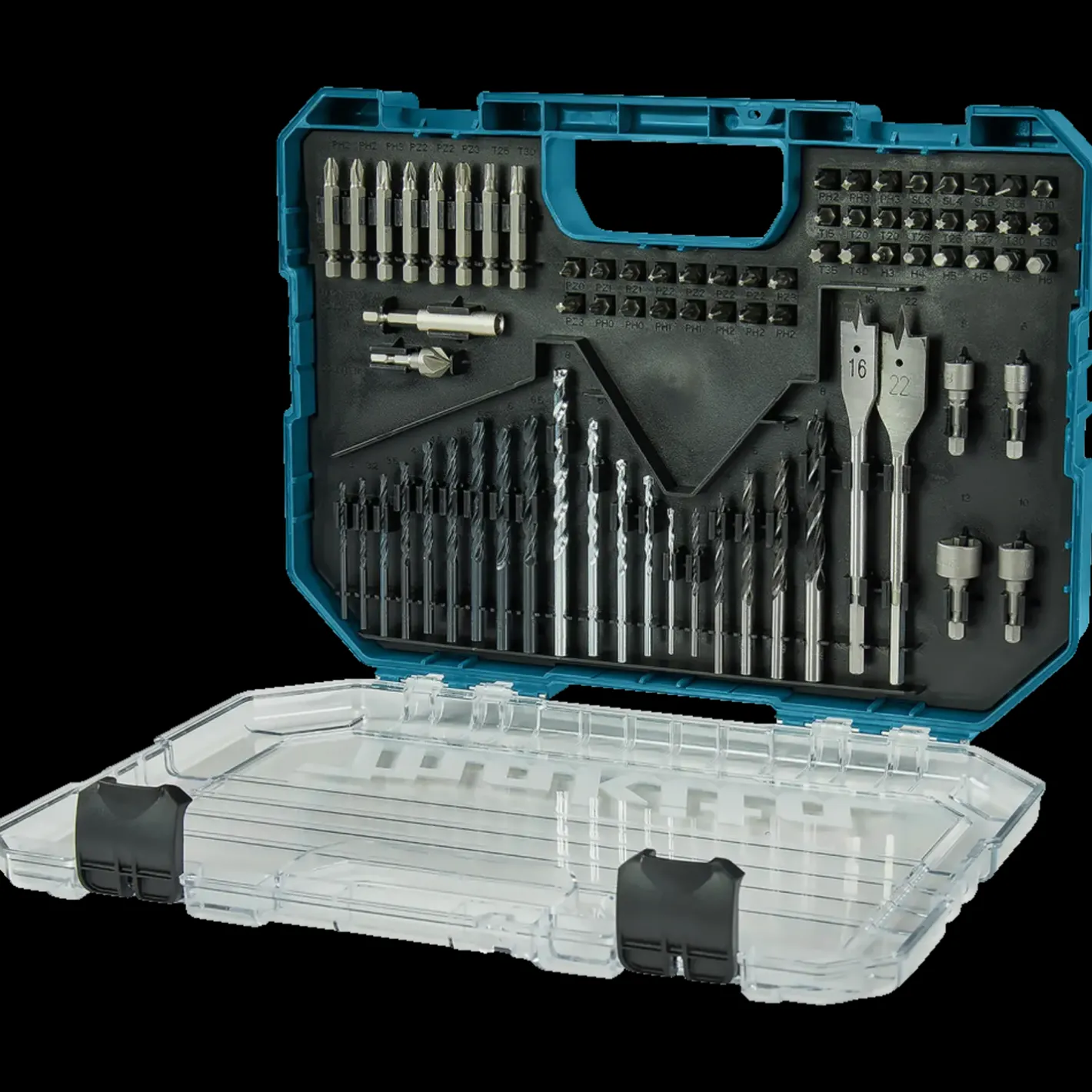 Makita E-15126 Bor-/bitssæt 75 dele* Bor- Og Borsæt