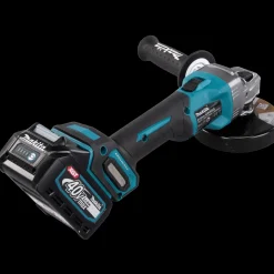 Makita GA005GM201 XGT 40V vinkelsliber 4.0 Ah batteri og lader* Vinkelslibere