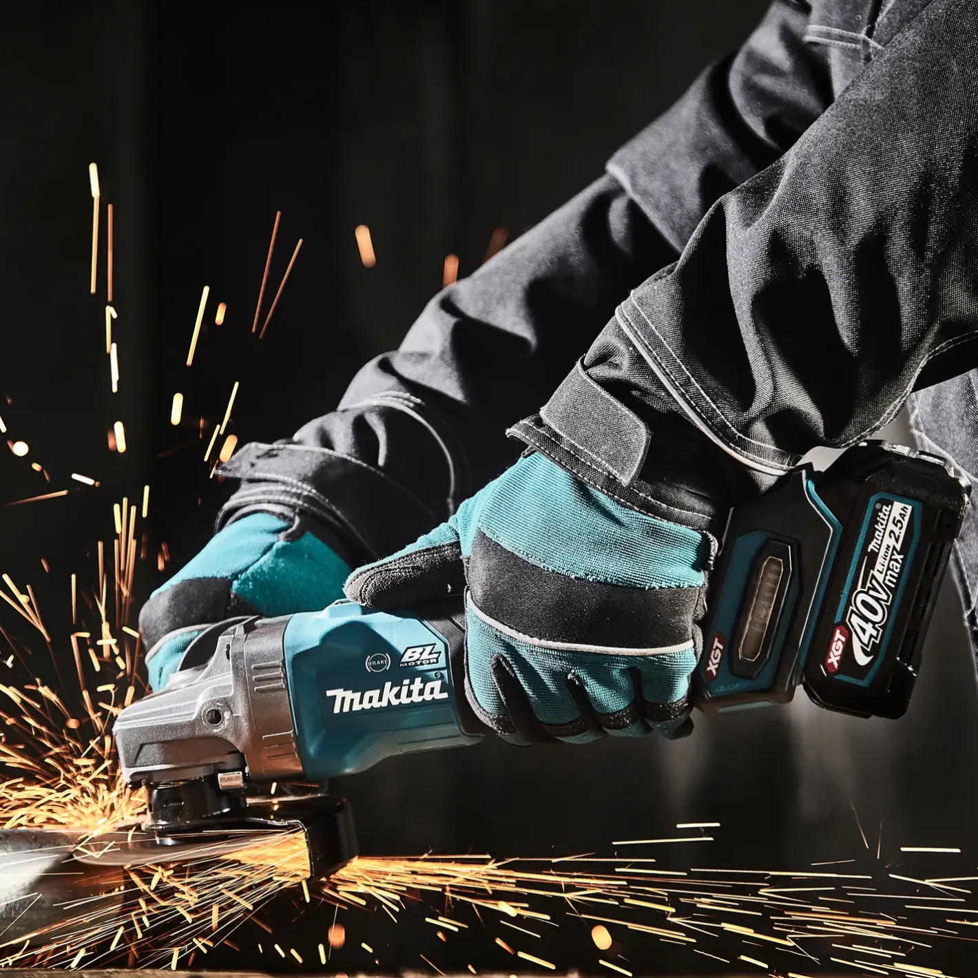 Makita GA005GZ 40V vinkelsliber solo* Vinkelslibere