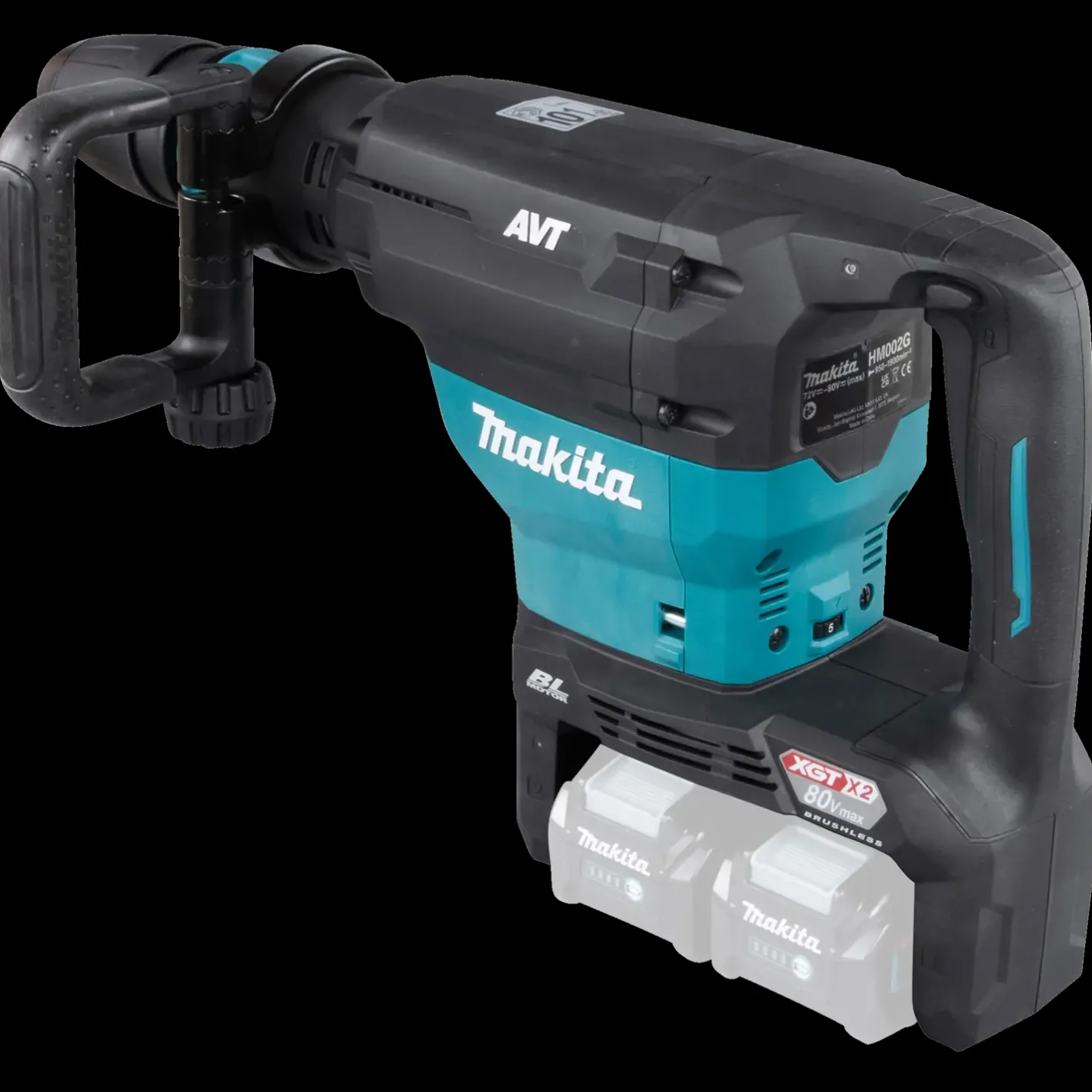 Makita HM002GZ03 2x40V XGT mejselhammer solo* Mejselhamre