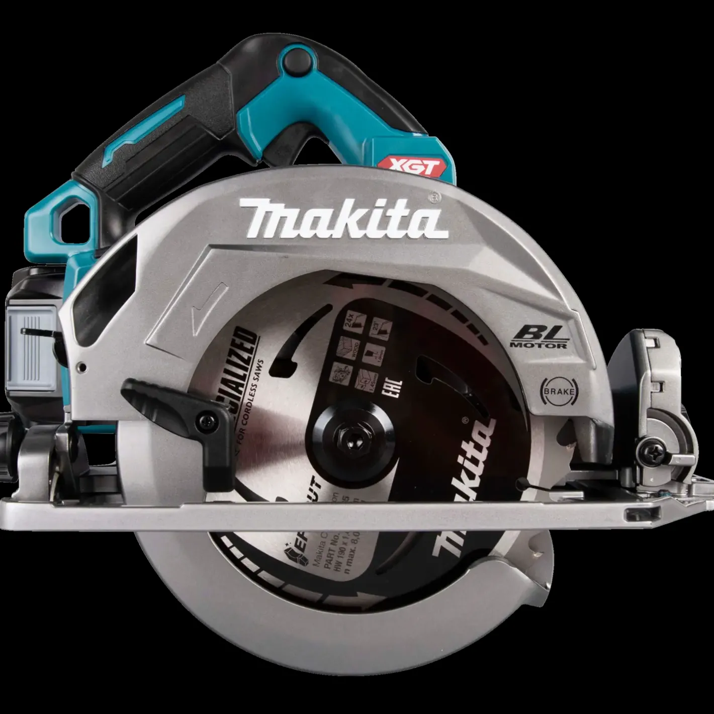 Makita HS004GM201 rundsav 185/190 XGT 40V inkl. 2 batterier og lader* Rundsave