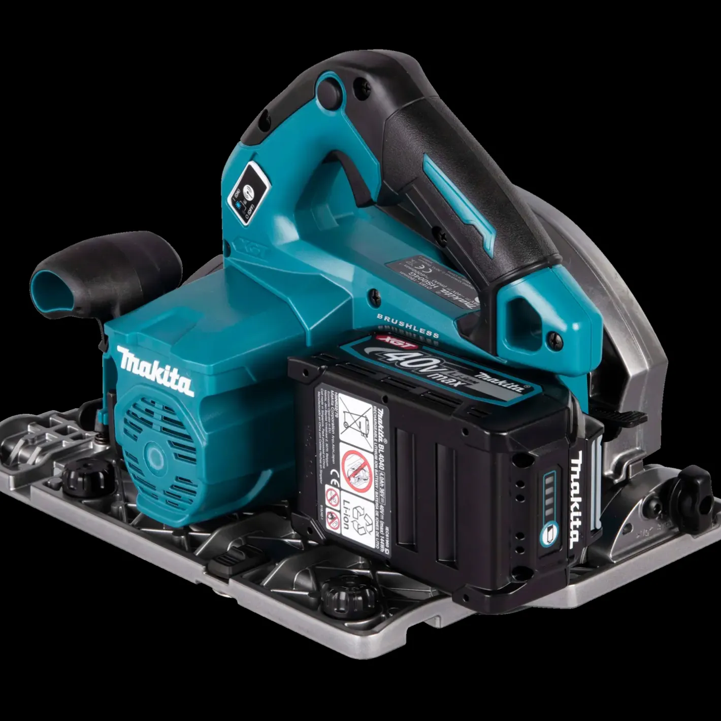 Makita HS004GM201 rundsav 185/190 XGT 40V inkl. 2 batterier og lader* Rundsave