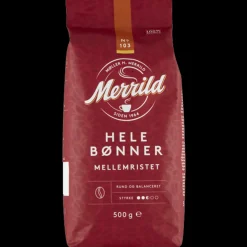 Merrild 103 helbønne kaffe 500 g* Kaffe Og Køkkenudstyr|Tilbehør Til Kontor Og Værksted
