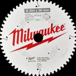 Milwaukee CSB MS W rundsavsklinge Ø254x30x3,0 mm 60 tænder til træ* Rundsavklinger