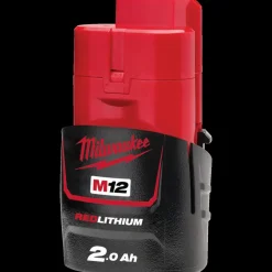 Milwaukee M12 B2 12V 2.0 Ah batteri* Batterier Og Opladere
