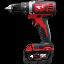 Milwaukee M18 BDD-403C 18V bore-/skruemaskine 3x4.0 Ah batteri og lader* Bore- Og Skruemaskiner