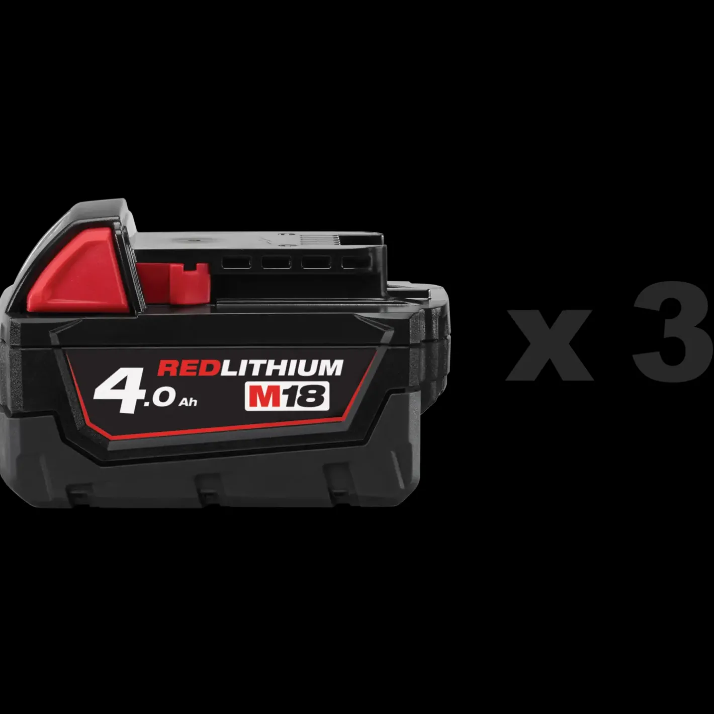 Milwaukee M18 BDD-403C 18V bore-/skruemaskine 3x4.0 Ah batteri og lader* Bore- Og Skruemaskiner