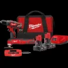 Milwaukee M12 BPP2D-402B skruemaskine og multicutter incl. bitssæt* Bore- Og Skruemaskiner