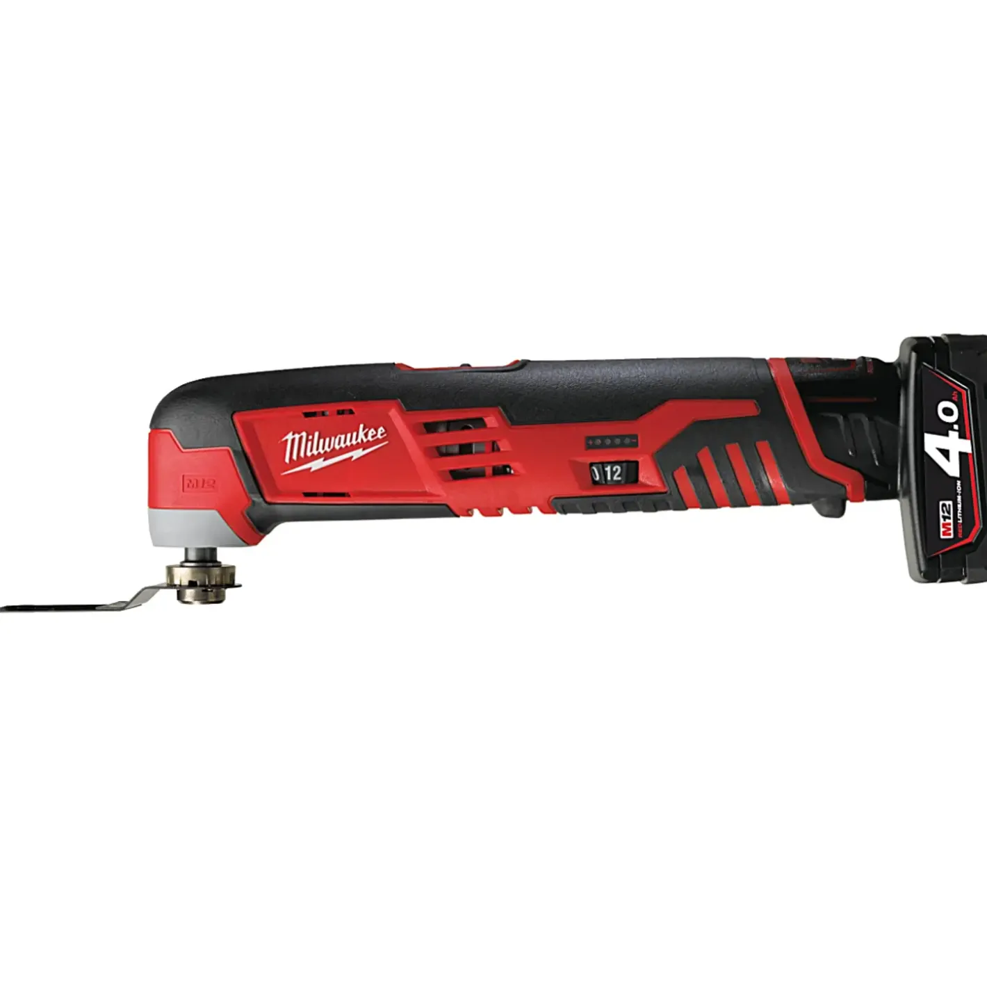 Milwaukee M12 BPP2D-402B skruemaskine og multicutter incl. bitssæt* Bore- Og Skruemaskiner
