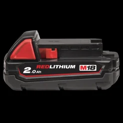 Milwaukee M18 CBLDD-202C 18V bore-/skruemaskine 2x2.0 Ah inkl. kuffert* Bore- Og Skruemaskiner
