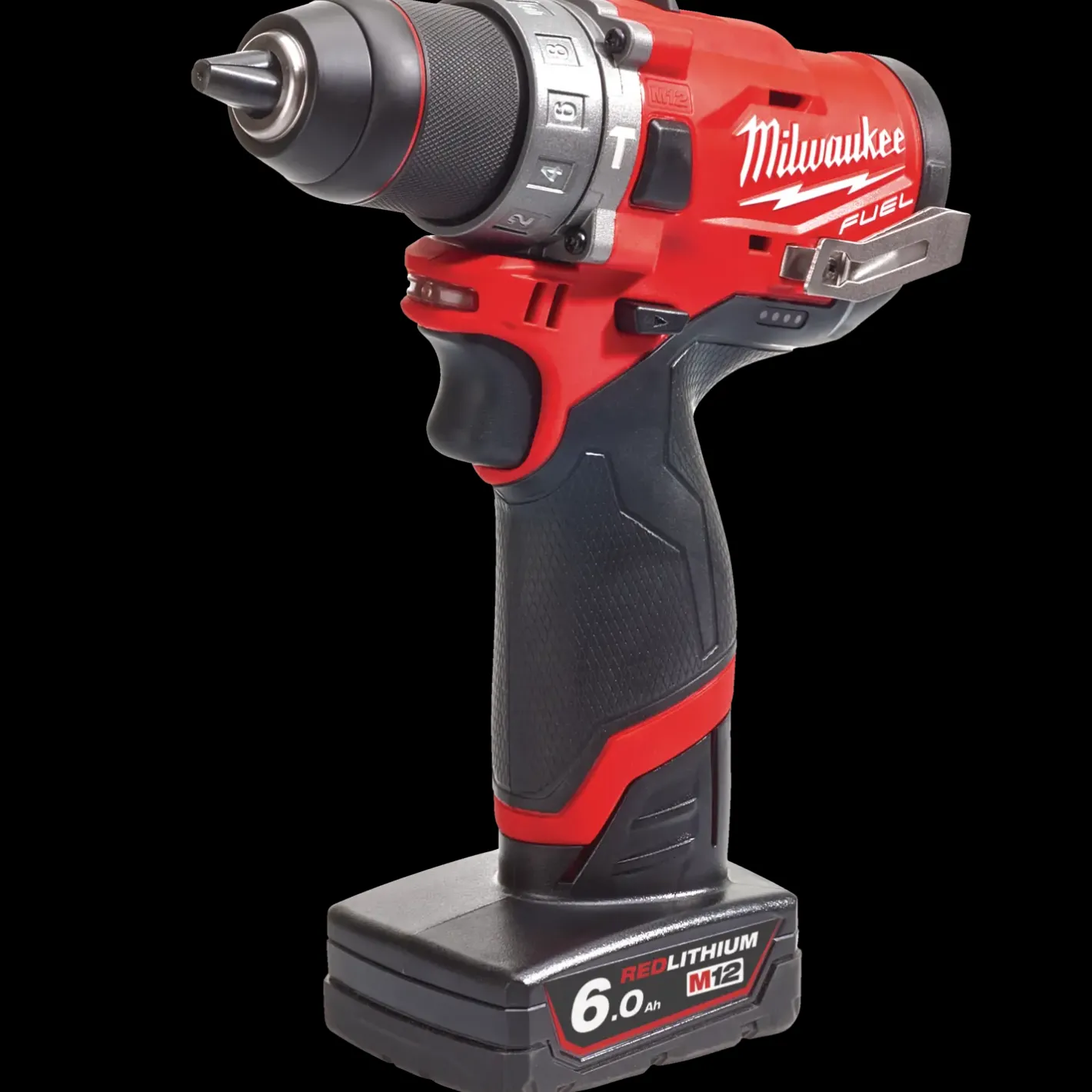 Milwaukee M12 FDP-602X 12V Fuel slagboremaskine 2x 6.0 batterier og lader* Bore- Og Skruemaskiner